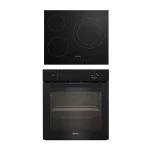 Horno Indesit ISB22HV3D 3 funciones Clase A Negro + Vitrocerámica 3 fuegos