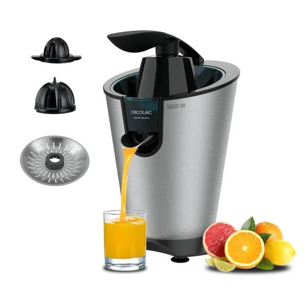 Exprimidor eléctrico Cecotec EssentialVita PowerFresh 1000 W Inox