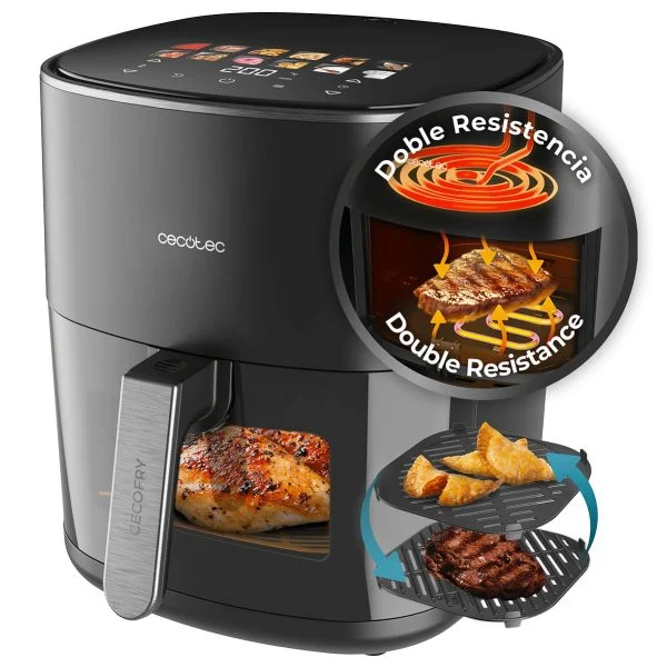 Freidora Cecotec Cecofry&Grill Duoheat 6500 6.5 L 2200 W