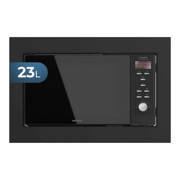 Microondas encastrable Cecotec GrandHeat 2350 23 L 900 W Grill Negro