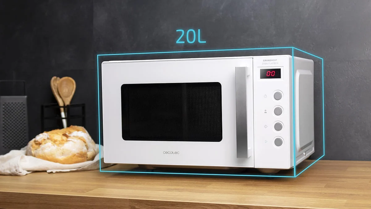 Microondas Cecotec GrandHeat 2000 20 L 700 W Blanco Sin Plato