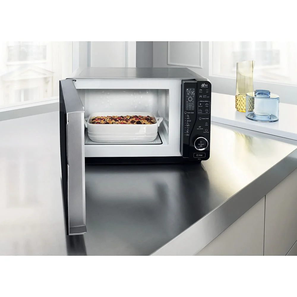 Microondas Whirlpool MWF421SL 25L 800W Grill Inox/Negro