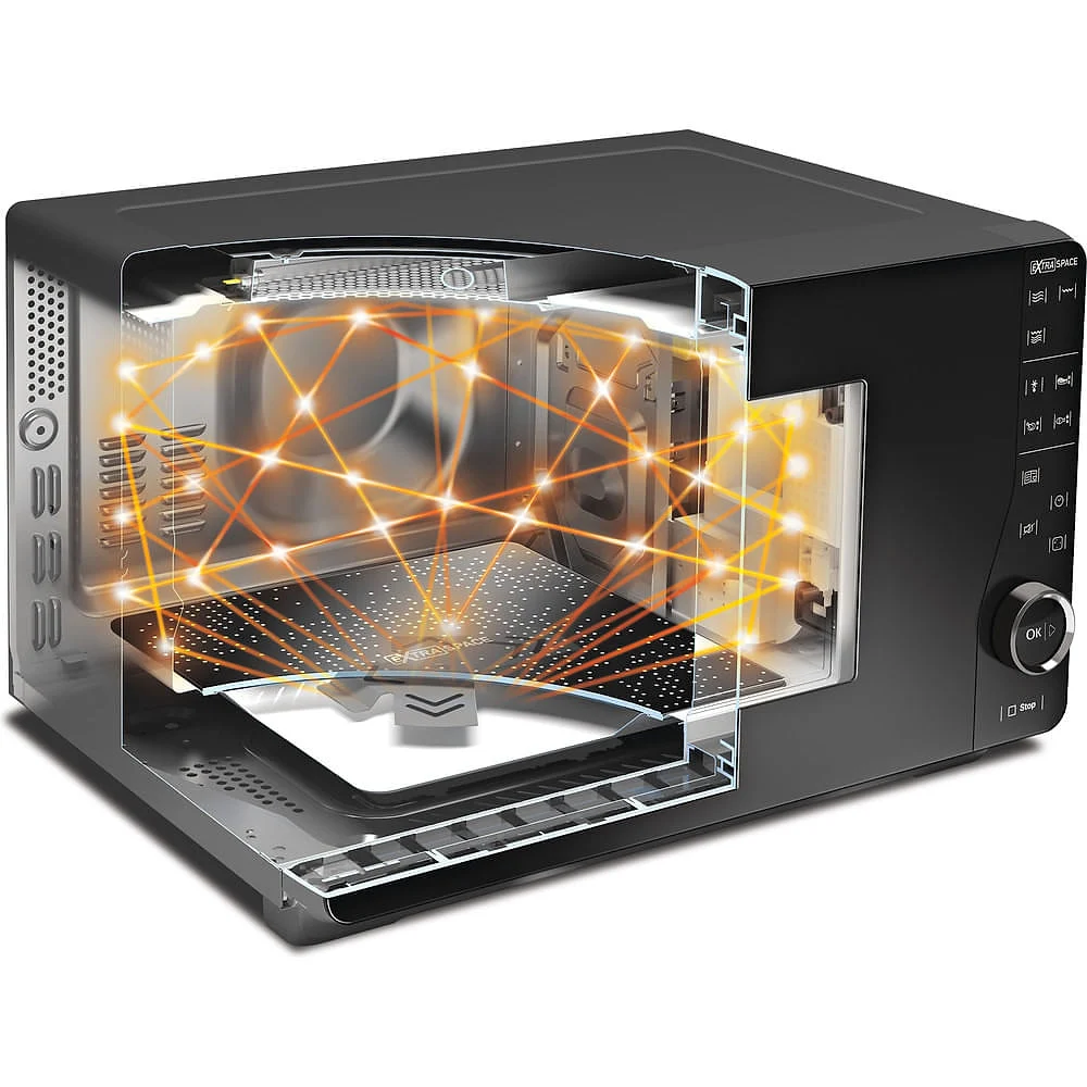 Microondas Whirlpool MWF421SL 25L 800W Grill Inox/Negro