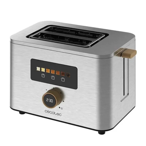 Tostador Cecotec Toast&Taste Double 04843 950W Acero Inoxidable