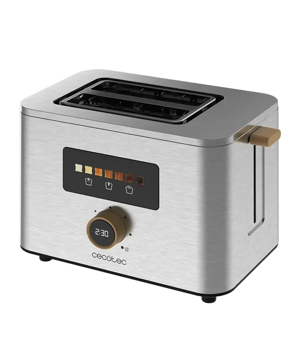Tostador Cecotec Toast&Taste Double 04843 950W Acero Inoxidable
