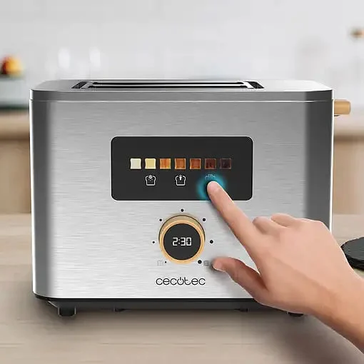 Tostador Cecotec Toast&Taste Double 04843 950W Acero Inoxidable