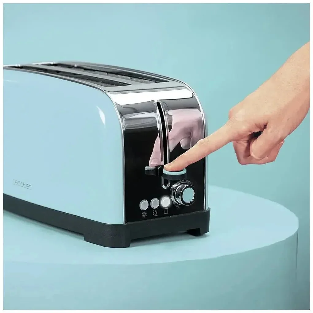 Tostador Cecotec Toastin' time 1500 Blue 2 Ranuras Largas