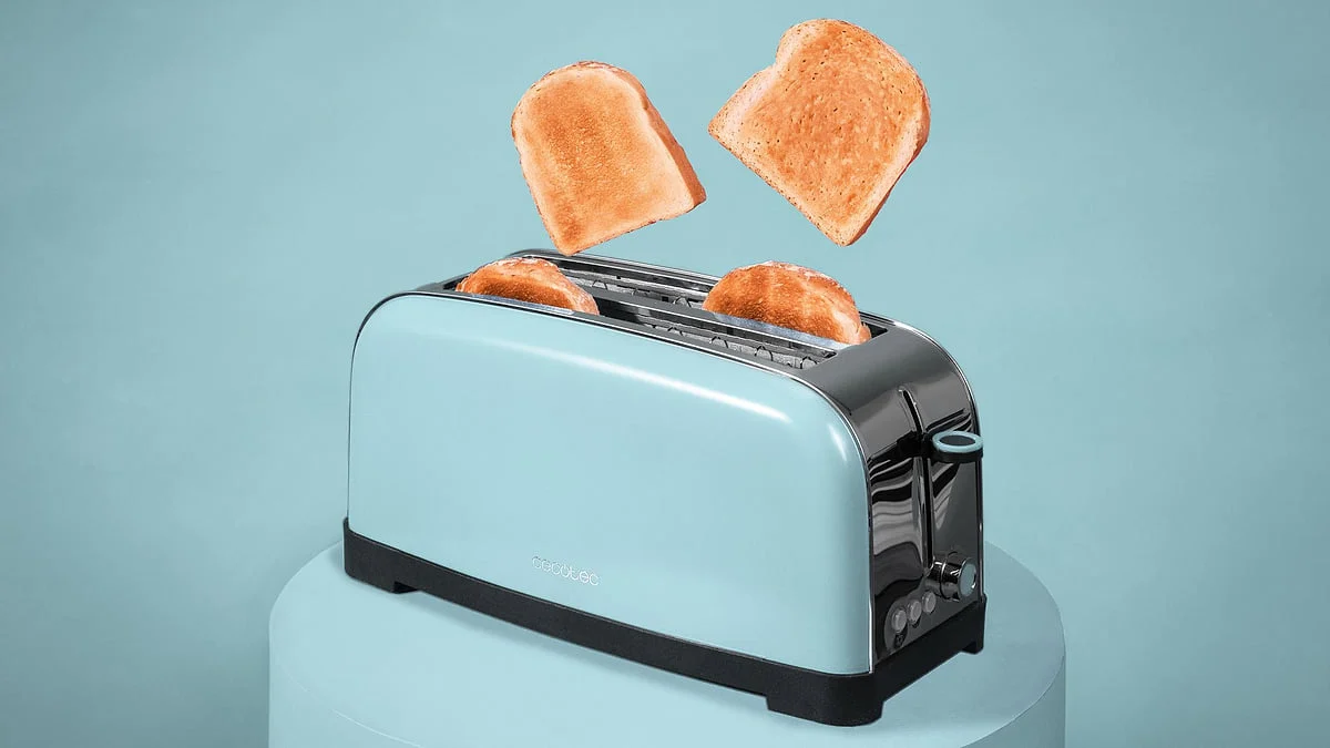 Tostador Cecotec Toastin' time 1500 Blue 2 Ranuras Largas