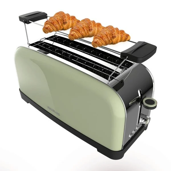 Tostador Cecotec 2 Ranuras Largas Green Toastin´ Time 1500