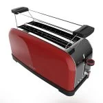 Tostador Cecotec 2 Ranuras Largas Red Toastin´ Time 1500