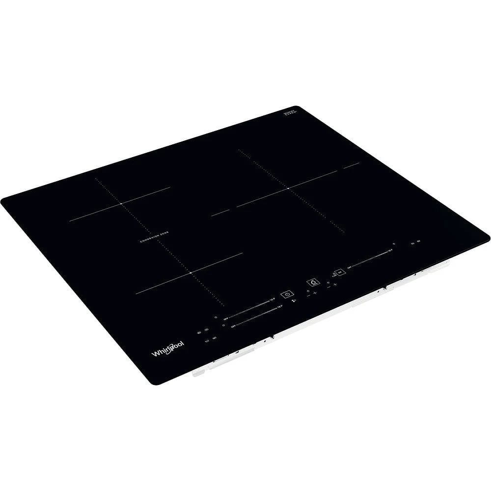 Vitrocerámica Whirlpool WBS5560NE 3 Zonas Inducción 7200 W Negra