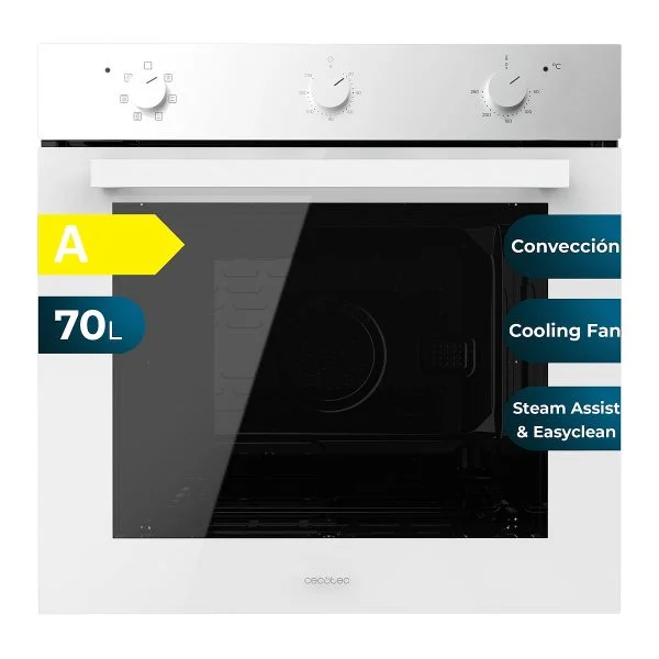 Horno Cecotec Bolero Hexa M236000 70L 2800W Clase A Blanco
