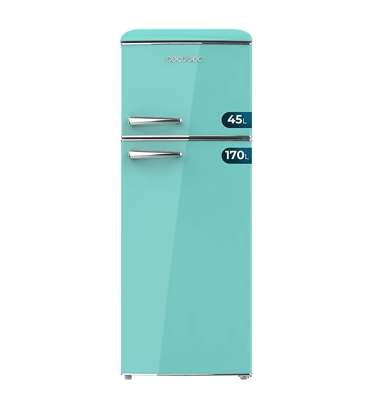 Frigorífico Cecotec 2.P Retro Verde/GREEN 215 L