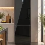 Frigorífico Combi Cecotec 201X60 C Cristal Negro CoolMarket 456 BLACK Glass C