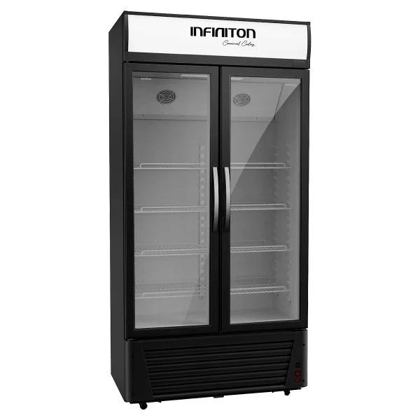 Vitrina Expositora Infiniton FSB-620 565 L E Fan Add Cooling Negra