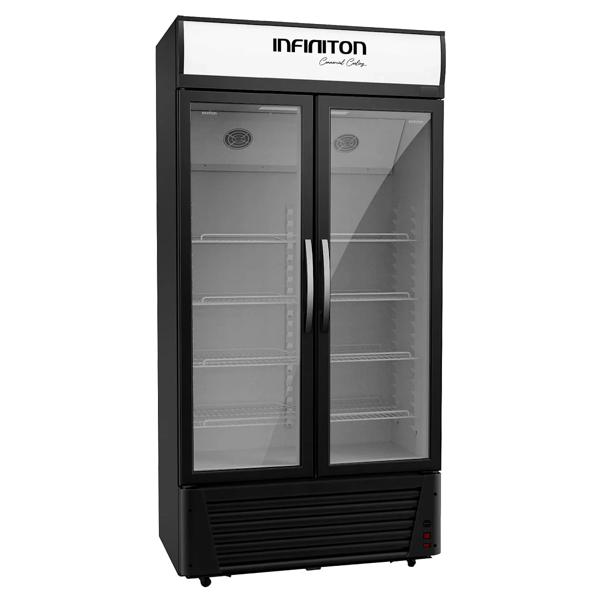 Vitrina Expositora Infiniton FSB-620 565 L E Fan Add Cooling Negra