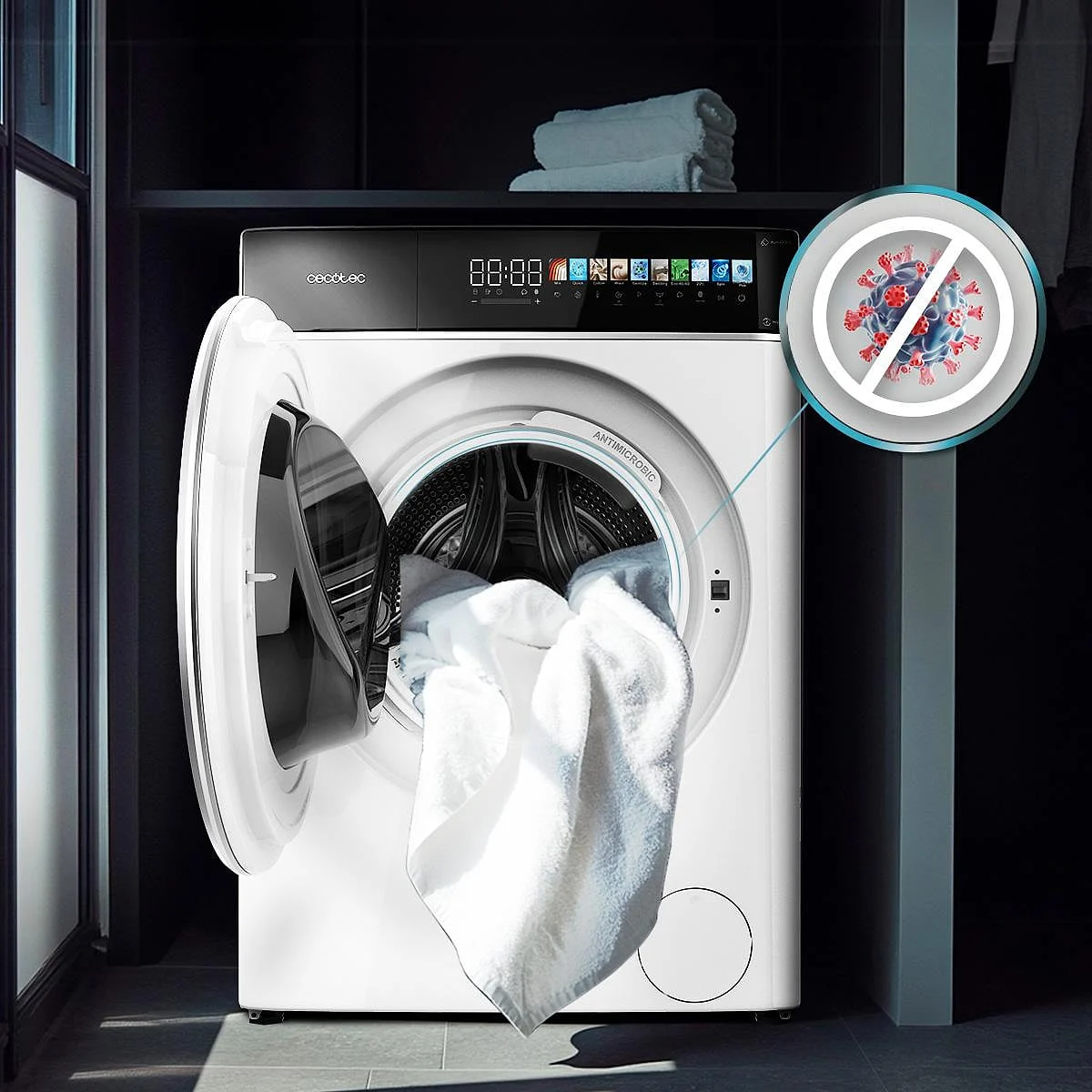 Lavadora Cecotec Bolero DressCode 10900 Autodose 10 Kg 1400 rpm Clase A