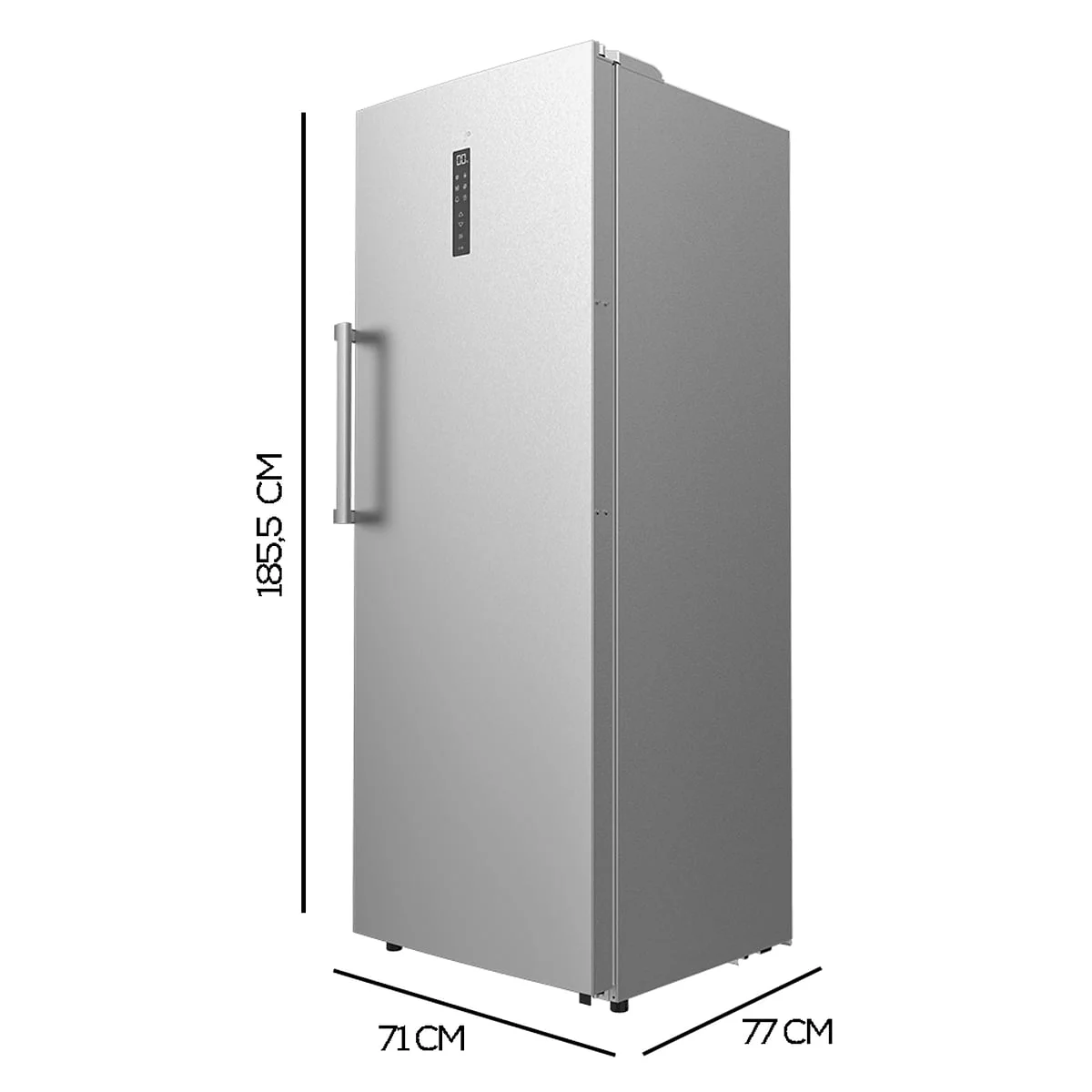 Congelador Cecotec Bolero CoolMarket UF 380 Inox D No Frost