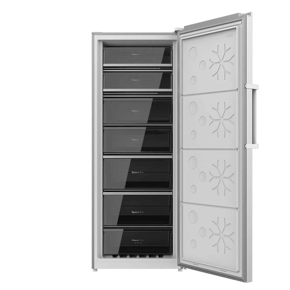 Congelador Cecotec Bolero CoolMarket UF 380 Inox D No Frost