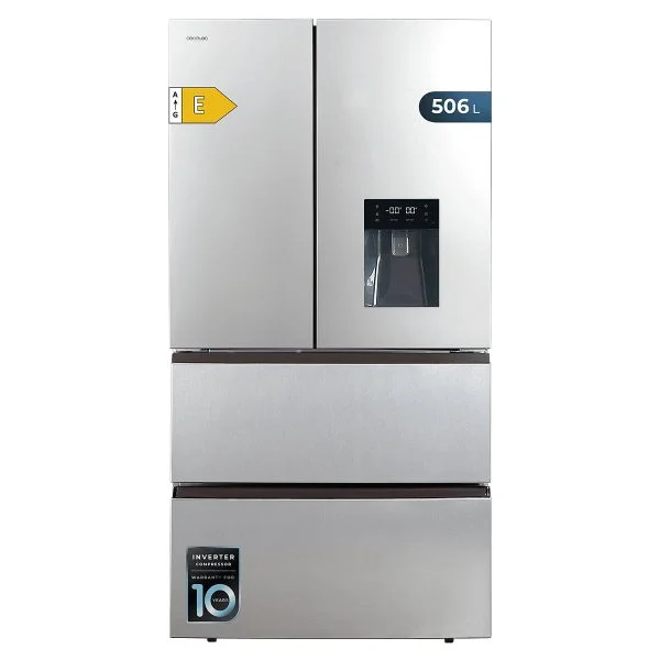 Frigorifico americano Cecotec Bolero CoolMarket FD 510 WD Inox 506 L