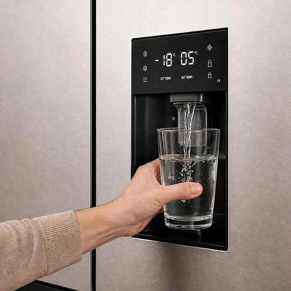 Frigorifico americano Cecotec Bolero CoolMarket FD 510 WD Inox 506 L