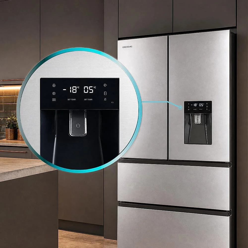 Frigorifico americano Cecotec Bolero CoolMarket FD 510 WD Inox 506 L
