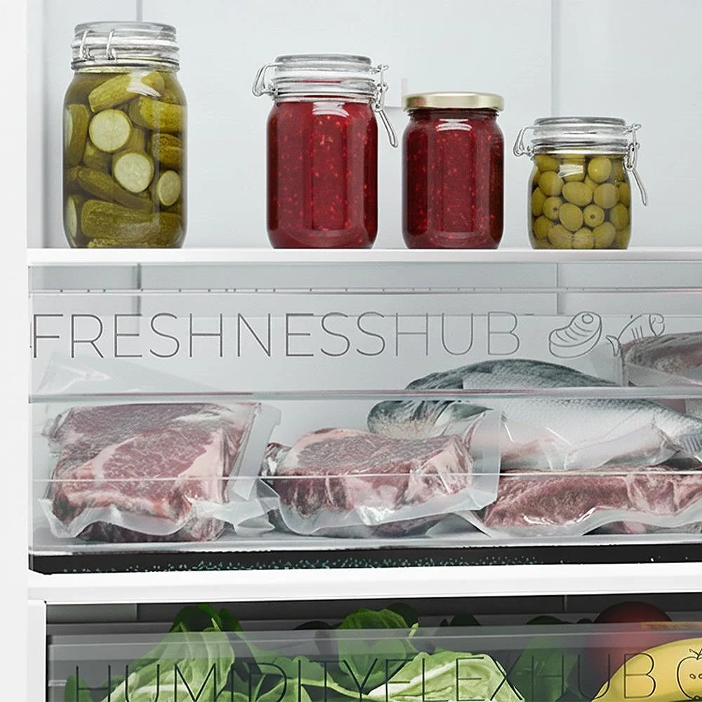 Frigorífico combi Cecotec CoolMarket Combi 322i Cristal Gris Clase D