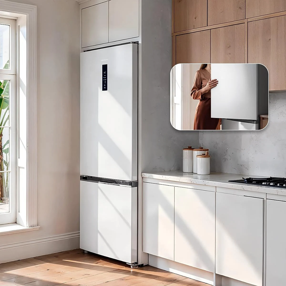 Frigorifico Combi Cecotec Bolero CoolMarket 405 WL Clase D Blanco