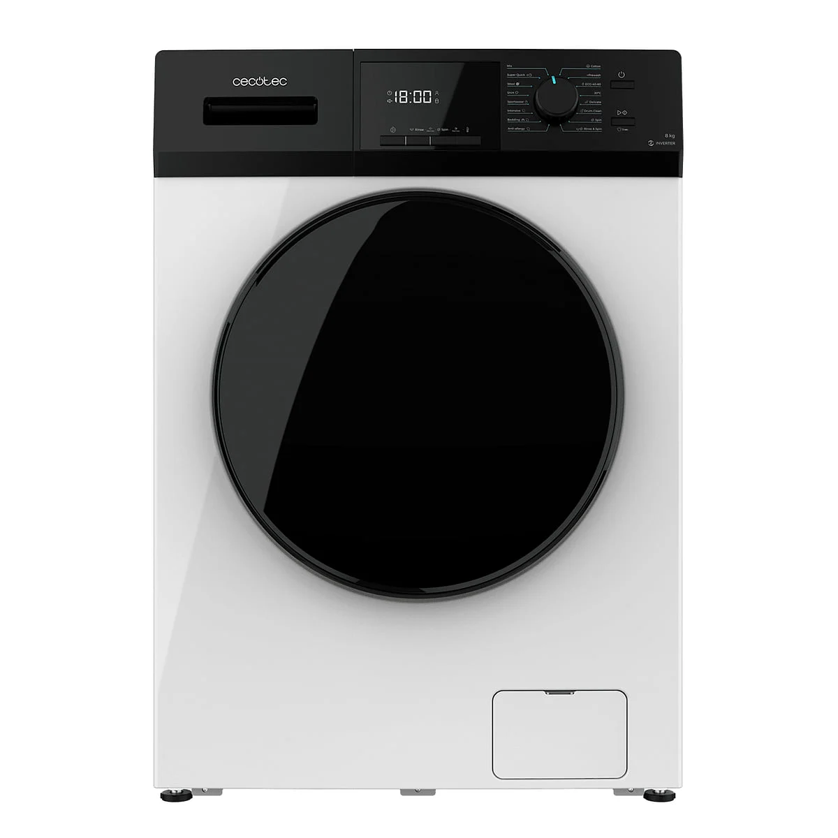 Lavadora Cecotec Bolero DressCode 8410 8 Kg 1400 rpm Clase A Blanca