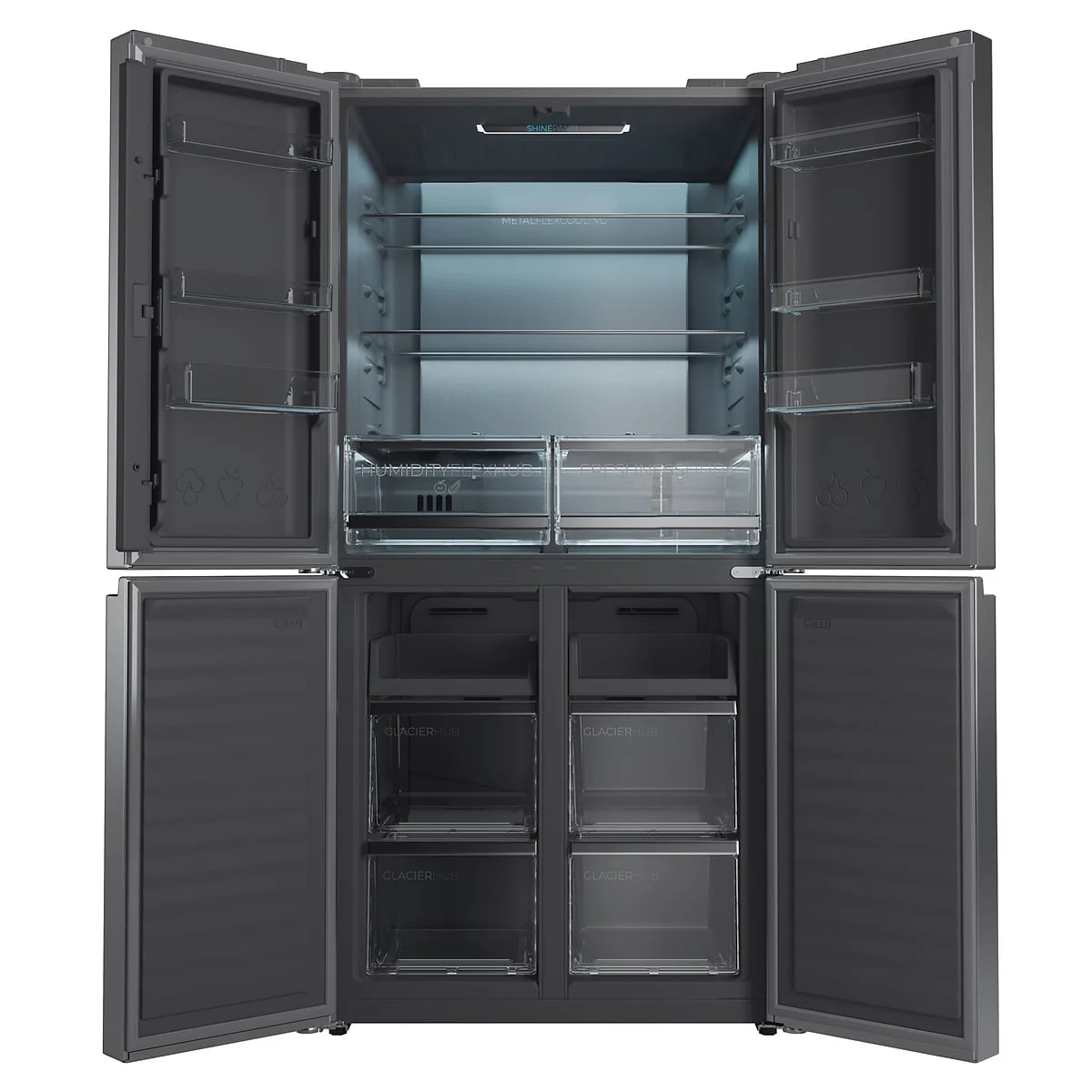 Frigorífico americano Cecotec Bolero CoolMarket 4D 503 Inox D