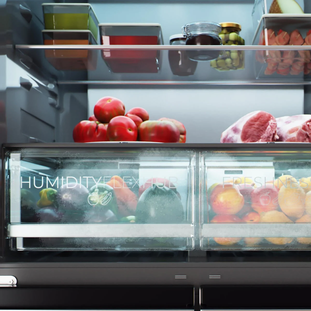 Frigorífico americano Cecotec Bolero CoolMarket 4D 503 Inox D