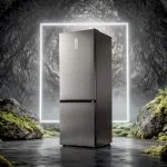 Frigorifico combi Cecotec 201C60 Clase D Inox 405 WL Elite Graphite Stone