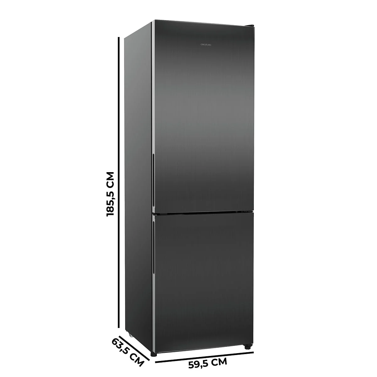 Frigorífico combi Cecotec Bolero CoolMarket 322i Dark D 322L Inox