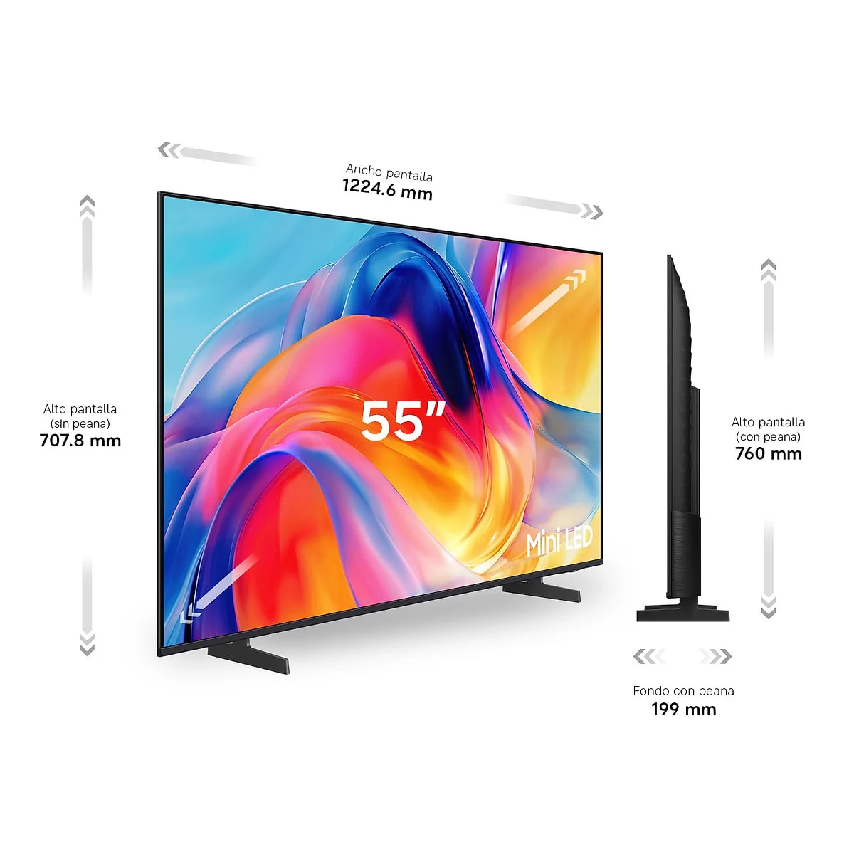 Pantalla LED Samsung 55" MiniLED Smart TV