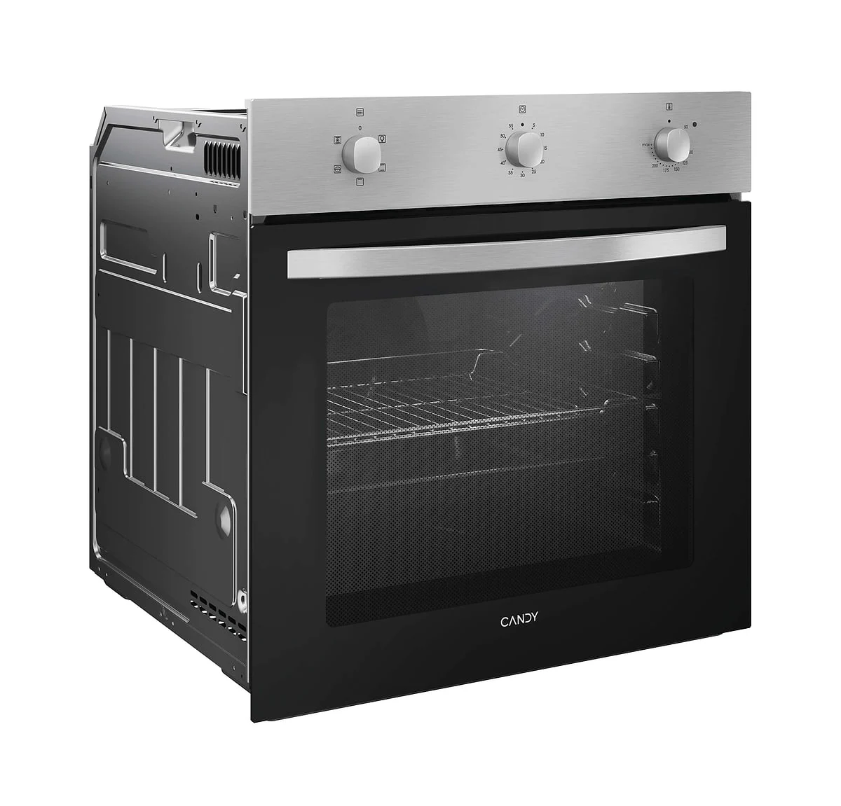 Horno Candy Multifunción 65L Inox 3 Mand