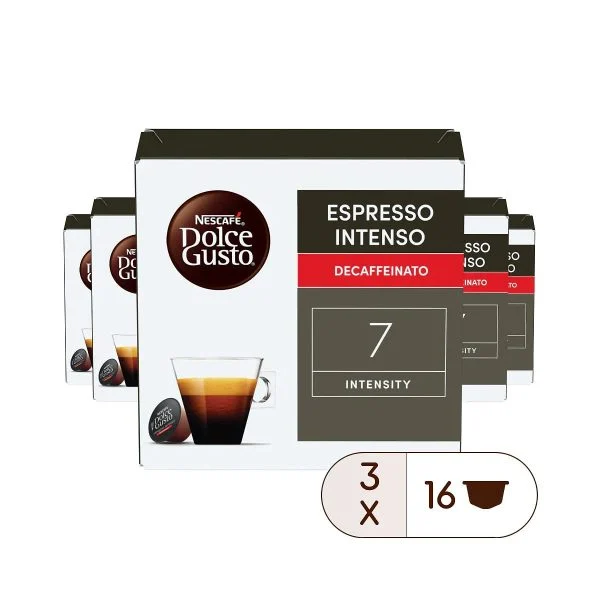 Cápsulas Café Dolce Gusto Espresso Intenso Descafeinado 48 ud.