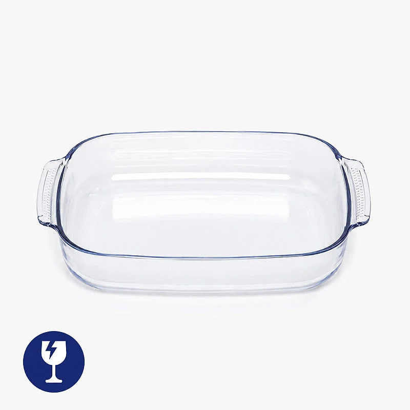 Bandeja Cristal Kinvara Vivalto Rectangular 3800 ml