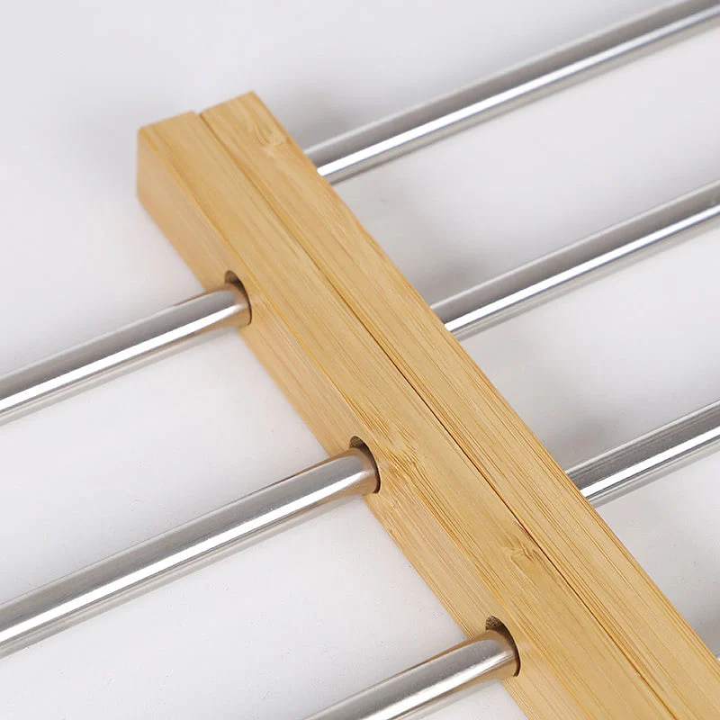 Salvamantel Kinvara Acero Bambú Extensible
