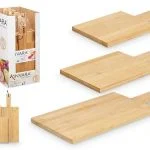Set 3 Tablas de Corte de Bambú con Asa