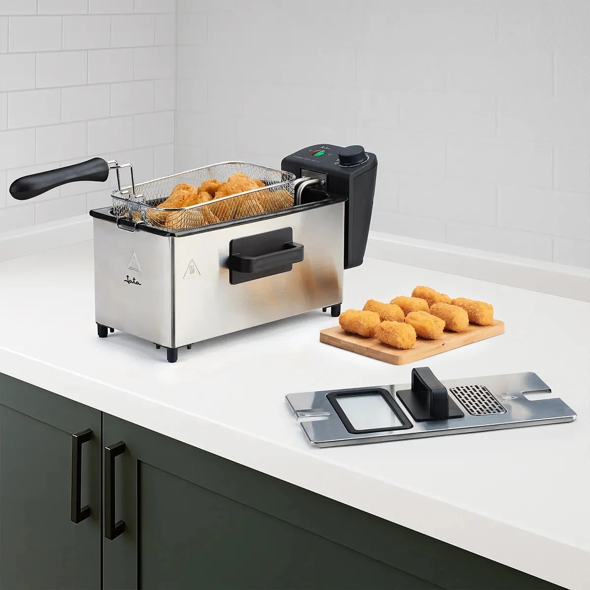 Freidora Jata JEFR1680 3 L 2000 W Inox Filtra Plus