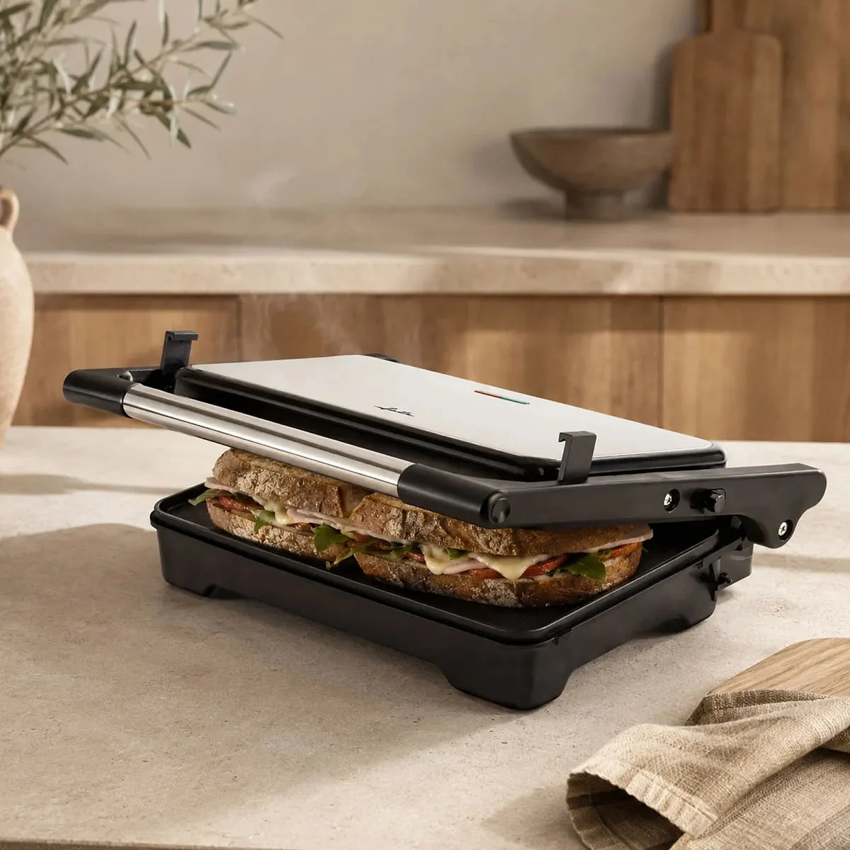 Grill Panini Jata JEGR1183 1500 W 26 x 16,5 cm Libre de PFOA