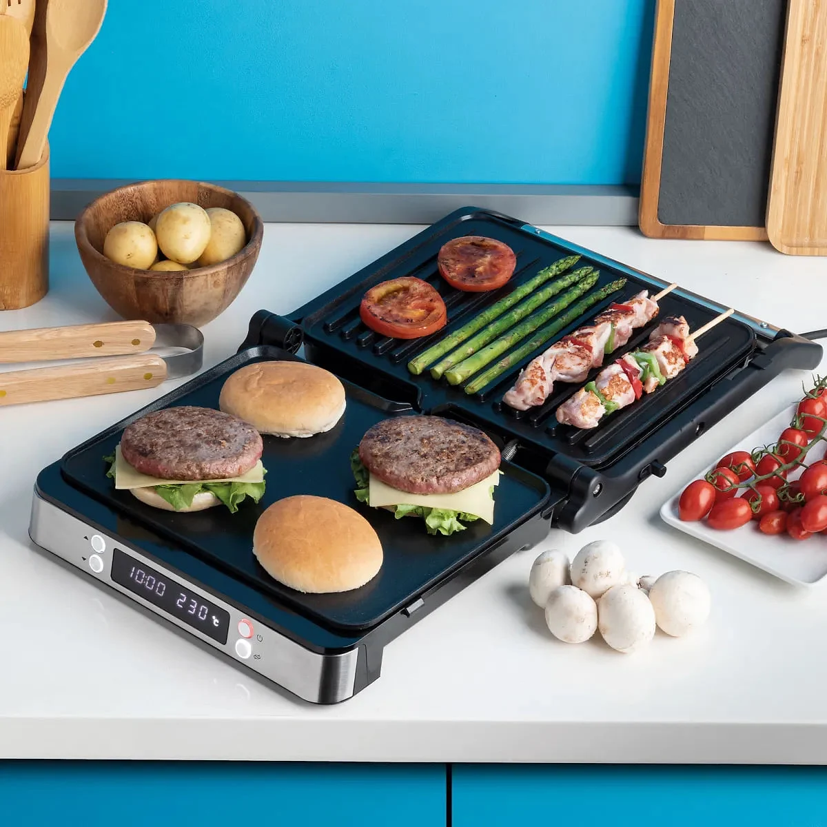 Panini Grill Jata JEGR1529 2000 W 29x24 Digital