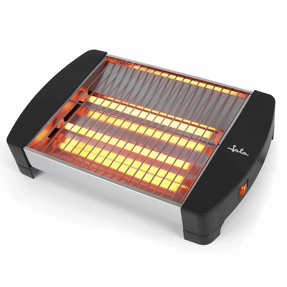 Tostador Jata JETT1587 Horizontal 400 W 2 Barras de Cuarzo Negro
