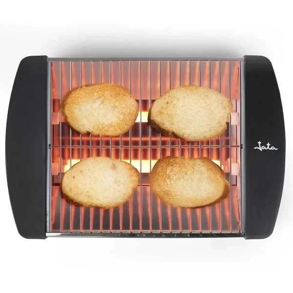 Tostador Jata JETT1587 Horizontal 400 W 2 Barras de Cuarzo Negro