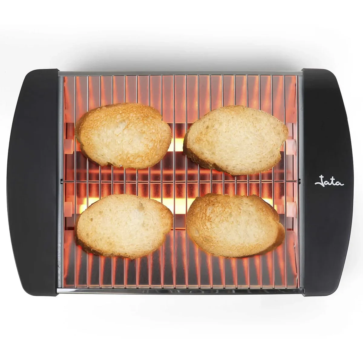 Tostador Jata JETT1587 Horizontal 400 W 2 Barras de Cuarzo Negro