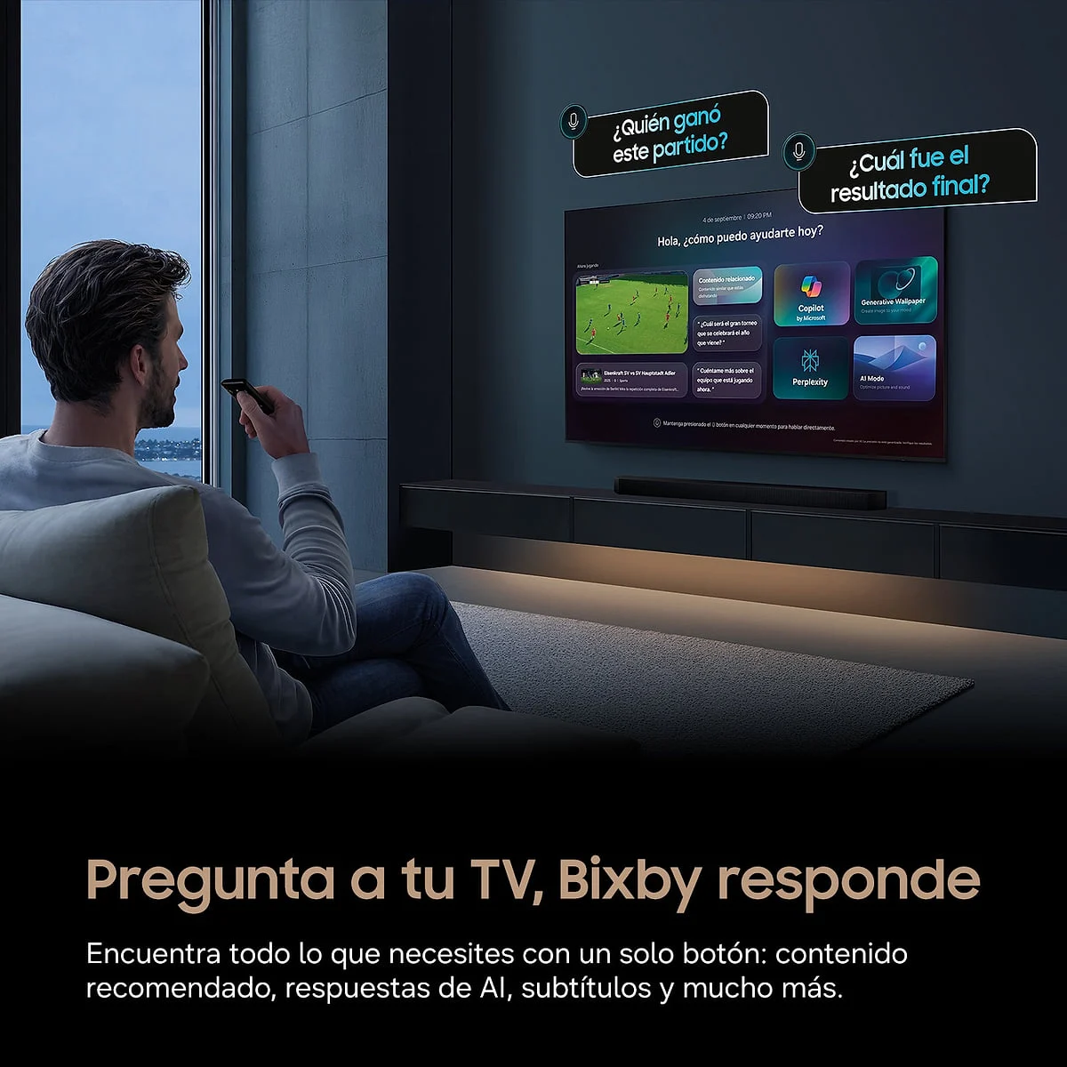 Pantalla LED Samsung 55" Smart TV UHD Mini LED