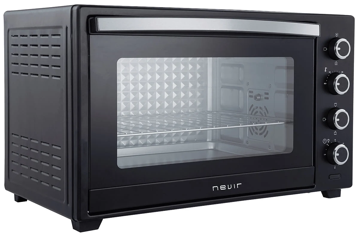 Horno sobremesa Nevir 38 L Negro Convección