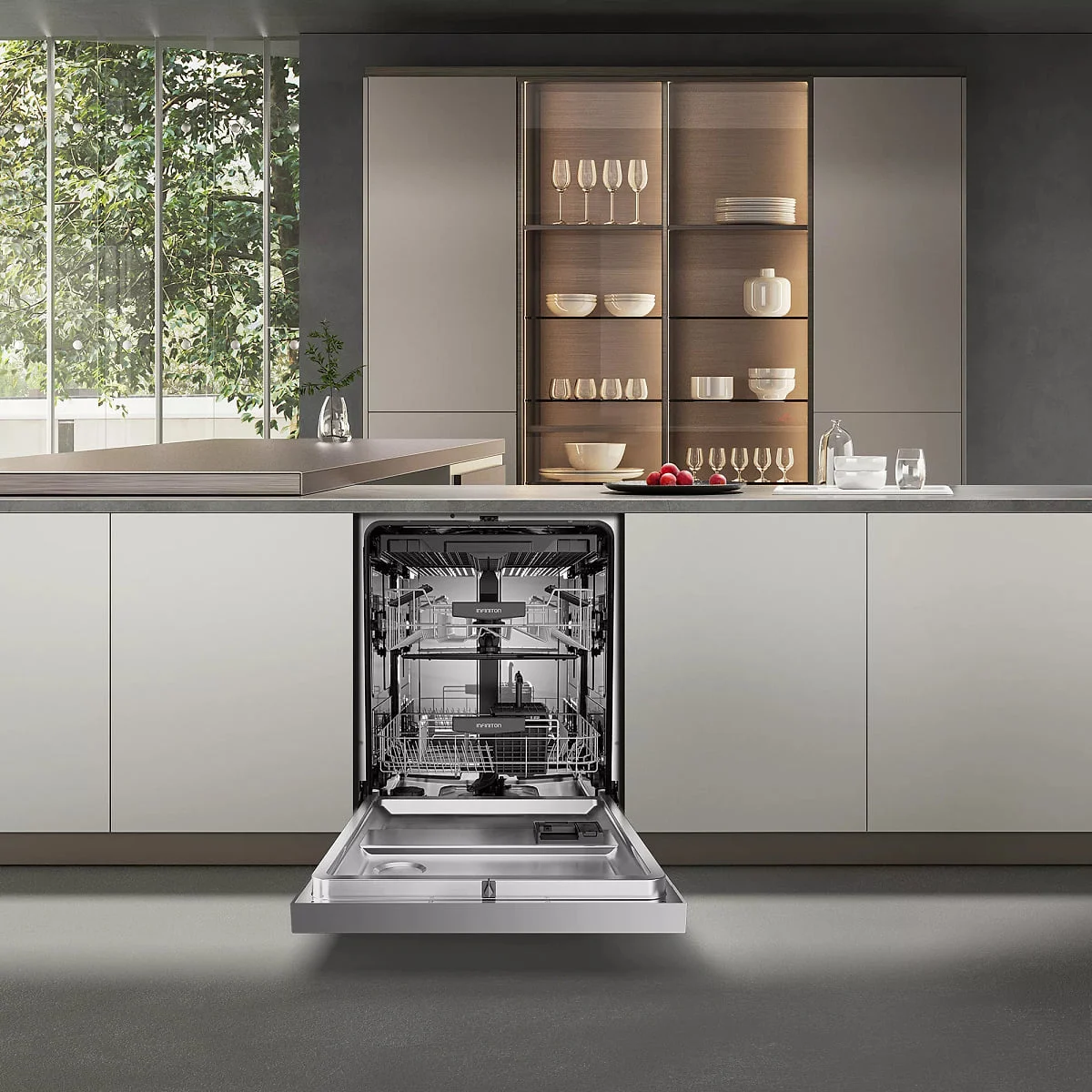 Lavavajillas Infiniton DIW-64CXF3C Clase D Inox 3º Bandeja