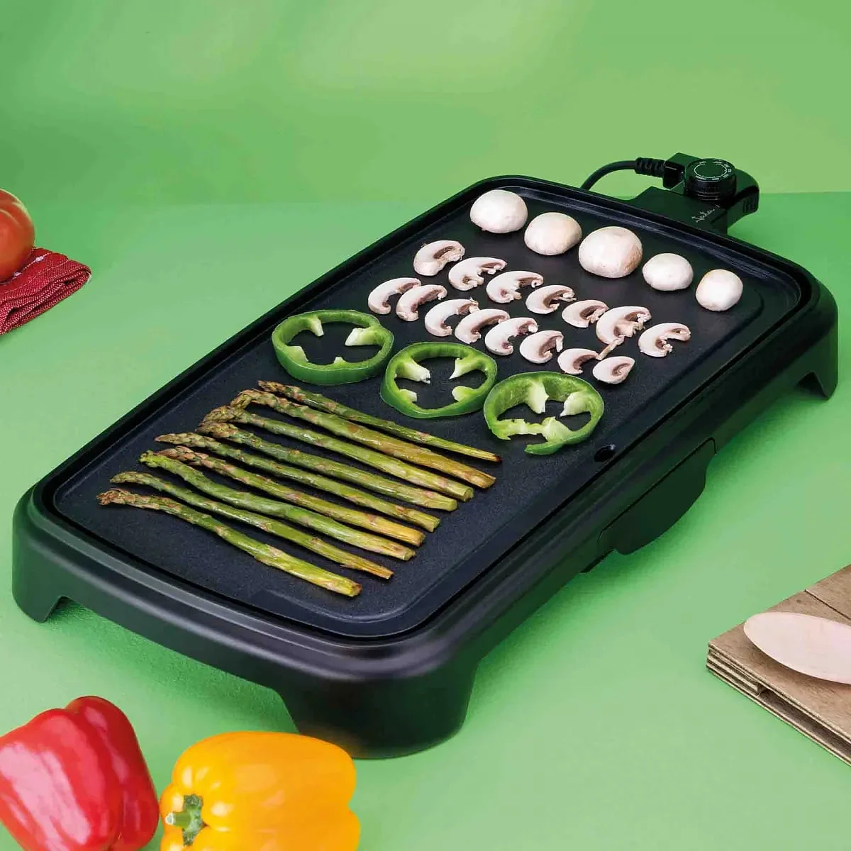 Plancha Asar Jata JEGR1241 2200 W XL 50x25 Antiadherente