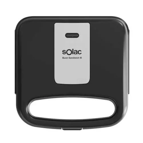 Sandwichera Solac SD5055 2 Cavidades Negra Corte Buon Sandwich